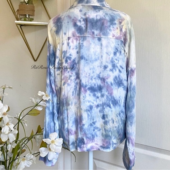 NWT YF&B Soho Tie Dye Blouse - Picture 7 of 9